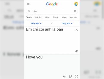 Chế ảnh google dịch theo từ mà bạn muốn