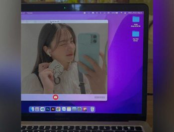 Ghép ảnh của bạn vào camera selfie macbook