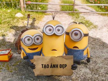 Tạo avatar hoạt hình minion cầm bảng theo tên của bạn