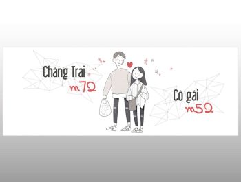 Tạo ảnh bìa “Cô gái m52” cho các cặp đôi