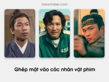 Ghép mặt vào các nhân vật phim nổi tiếng