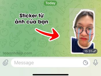 Tạo sticker từ ảnh của bạn